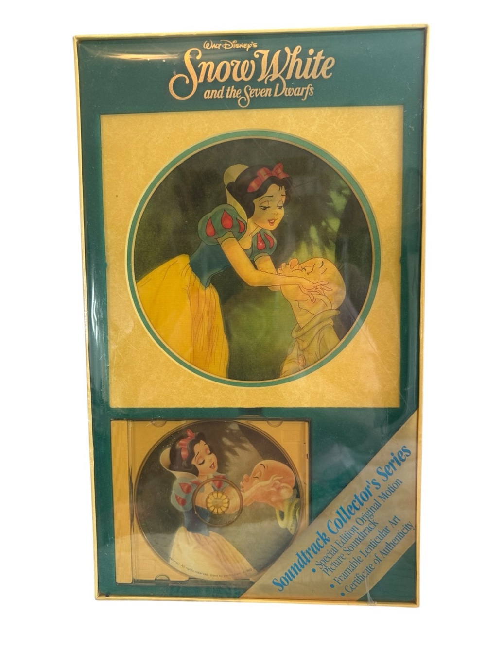 Disney Snow White & The Seven Dwarfs Sealed Soundtrack Collector CD